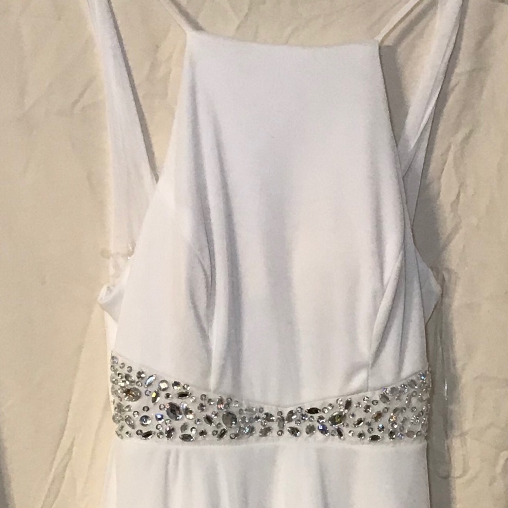 White formal/semi formal dress